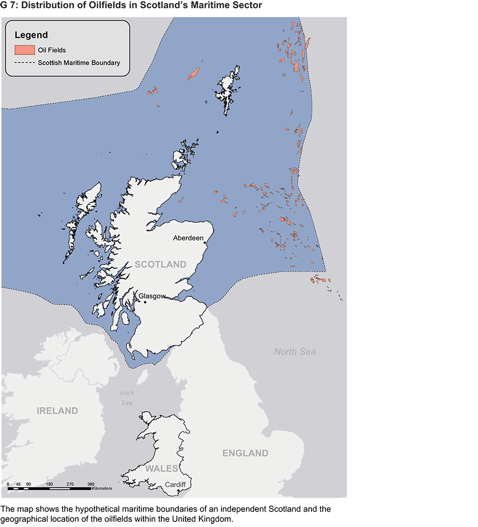 Distribution of Oilfields in Scotland's Maritime Sector