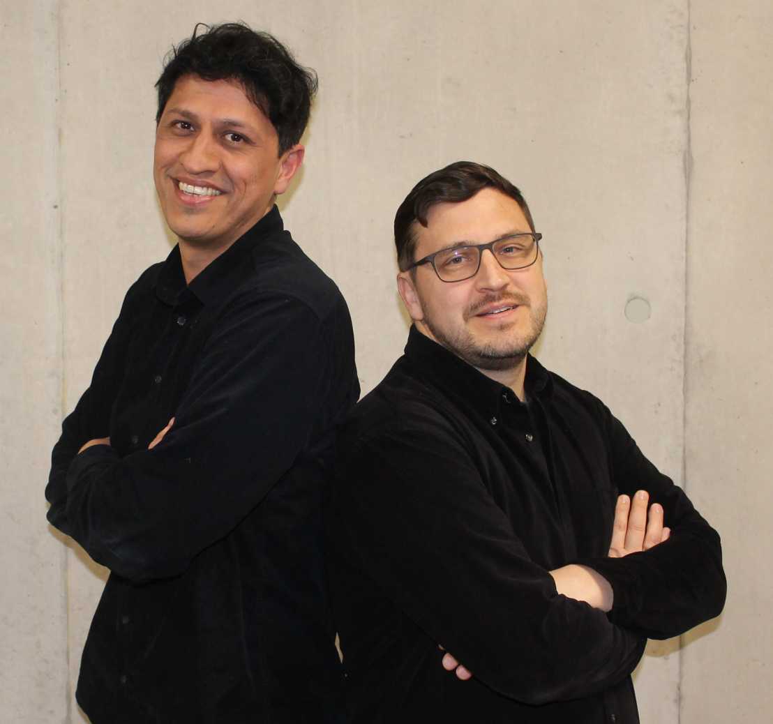 Samad Sarferaz (left) and Alexander Rathke (right)