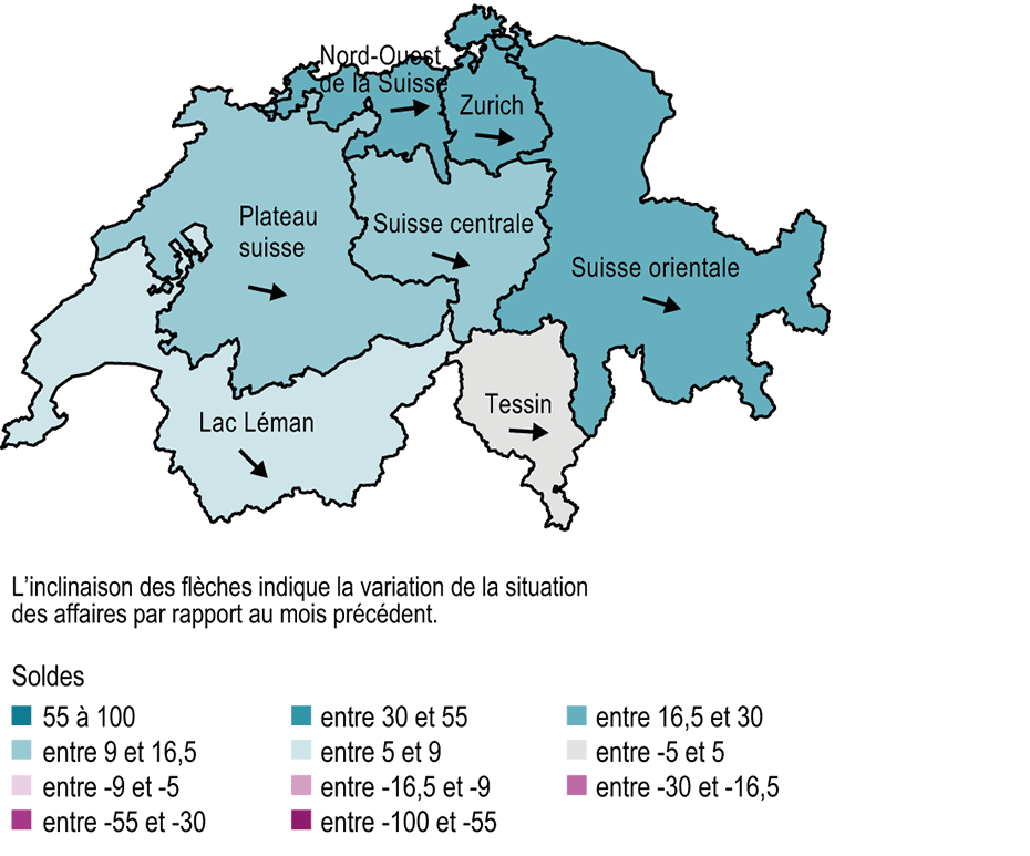 Enlarged view: G 14 : Situation des affaires dans les entreprises du secteur privé