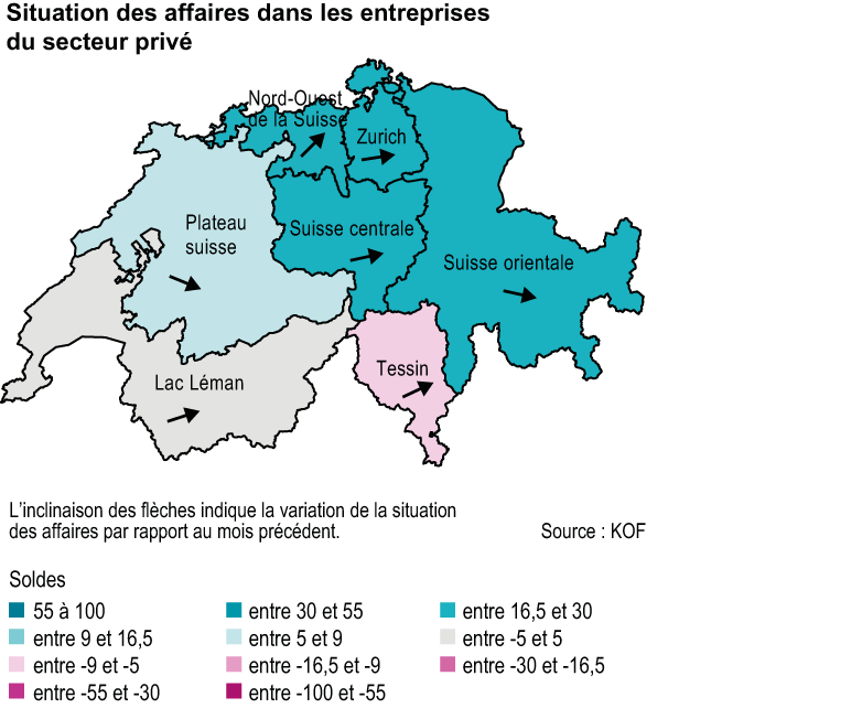Enlarged view: Situation des affaires régionales
