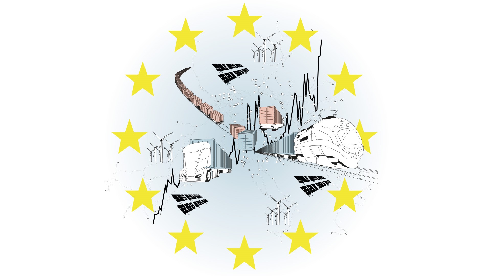 Vergrösserte Ansicht: Symbolbild Europa/Infrastruktur